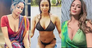 pallavi debnath web series bikini saree