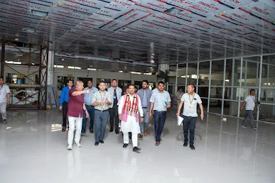 Union Minister of State, Ministry of Development of North Eastern Region (DoNER) BL Verma on Tuesday reviewed the progress of upgradation works at Lengpui Airport