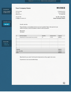 Free invoice generator Invoice template online by invoiceto.me