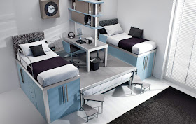 Creative-design-white-bunk-beds-for-teenagers