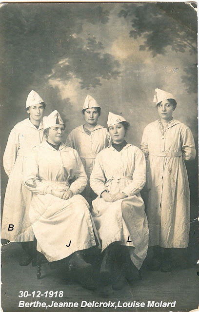 Women working for the Americans in World War I.