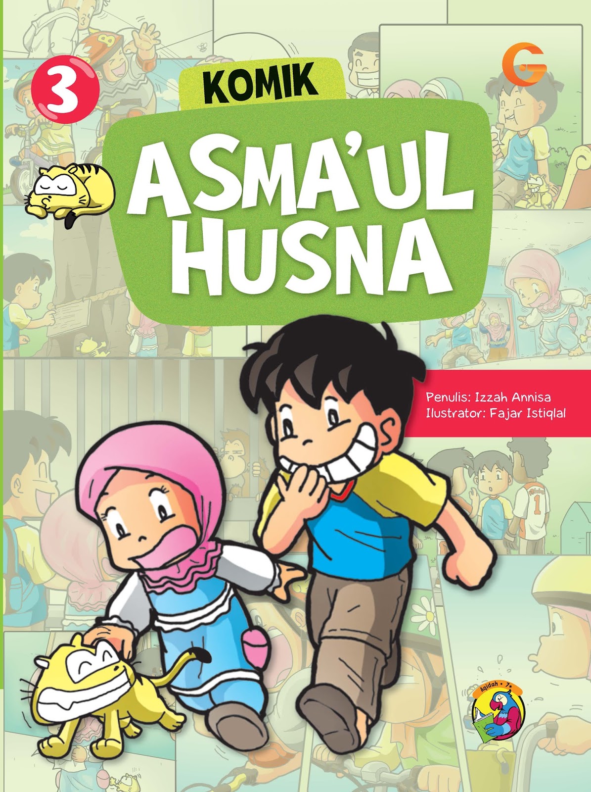  Buku Cerita Anak  Komik Asmaul Husna 3 Izzah Annisa