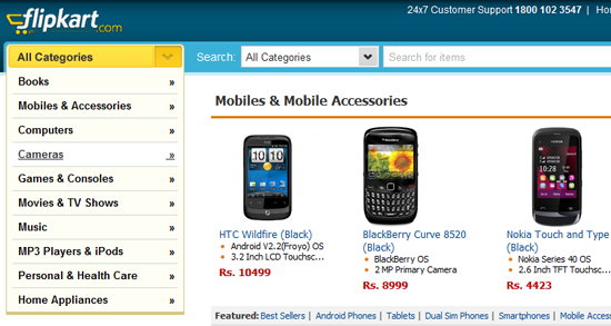flipkart shopping site