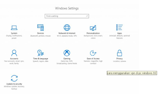 Cara Menggunakan VPN di Windows 10