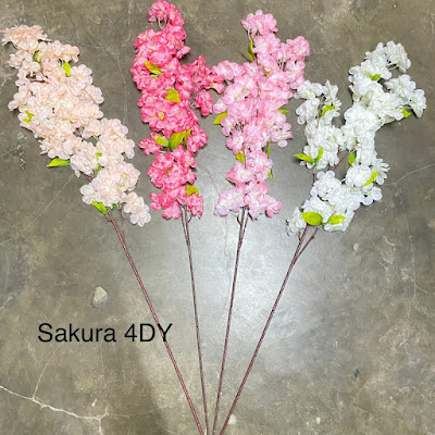 Bunga Plastik / Bunga Artificial Sakura (Seri 4DY)
