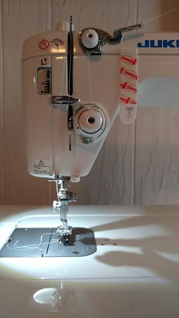 Adding a laser to a Juki sewing machine