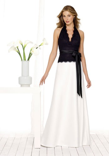 Black And White Bridesmaid Dresses 9