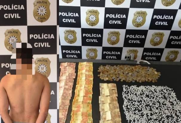 Polícia apreende 1.500 pedras de crack e prende suspeito de duplo homícidio na Morada do Vale em Gravataí