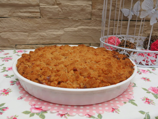 TARTA DE MANZANA CON STREUSEL