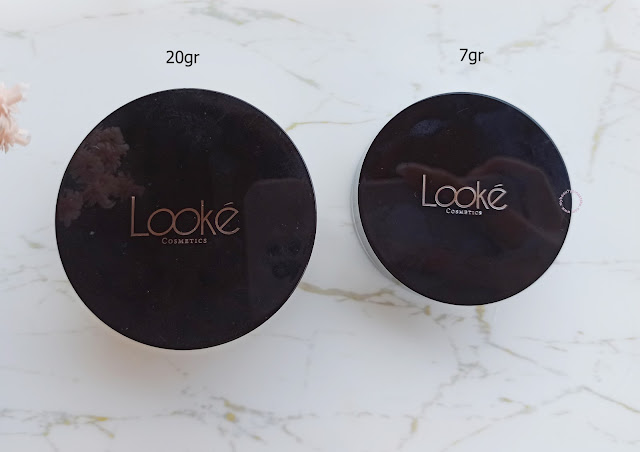 Review Looké Cosmetics Loose Powder Travel Size