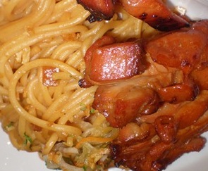 spageti ayam oriental