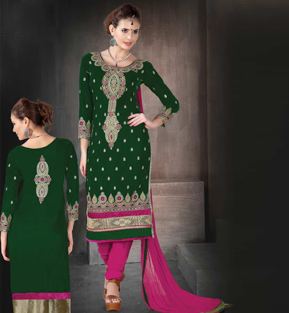 New style dress in shalwar kamiz for Pakistani or Indian girls