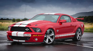 red ford mustang