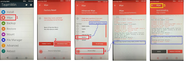 Cara Flashing Redmi Note 3G via TWRP