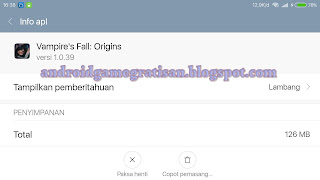 Ga nyangka ada game sebagus ini yang tersedia gratis di Playstore Vampire's Fall: Origins apk
