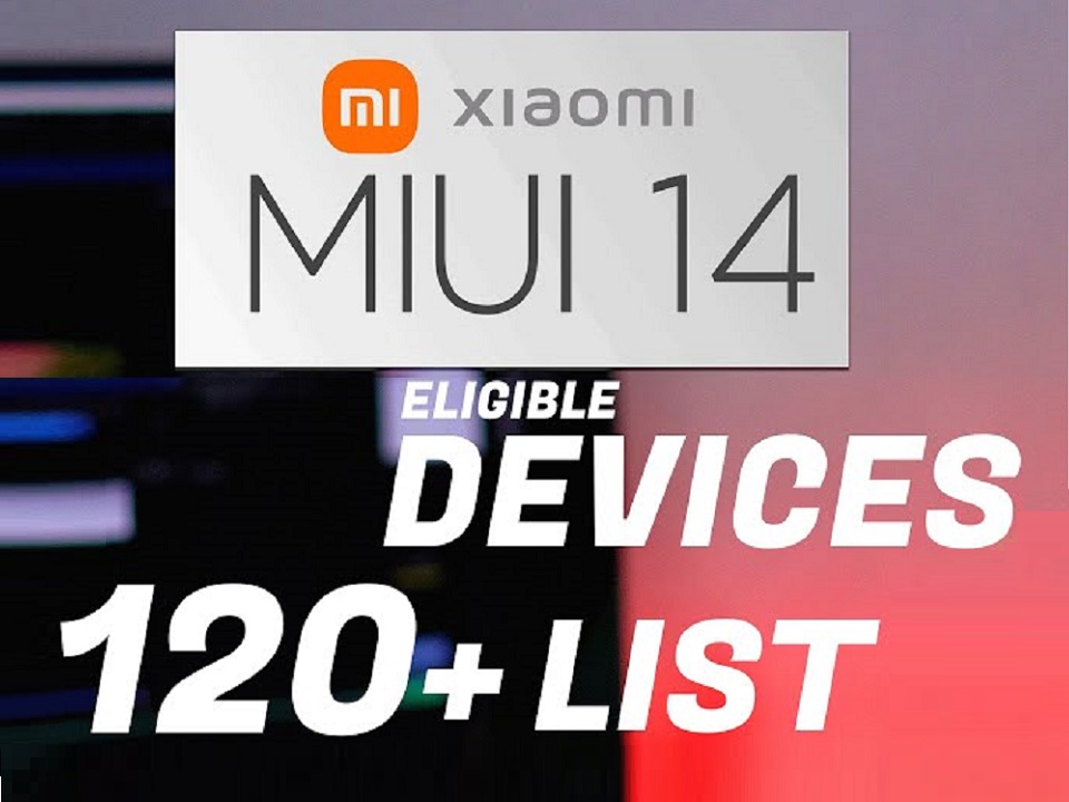 MIUI 14 supportive smartphones list