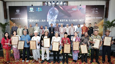 Ini 10 Peraih Anugerah Budaya Kota Bandung 2023