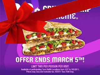 Free Printable Taco Bell Coupons