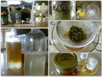 Homemade Herbal Shampoo