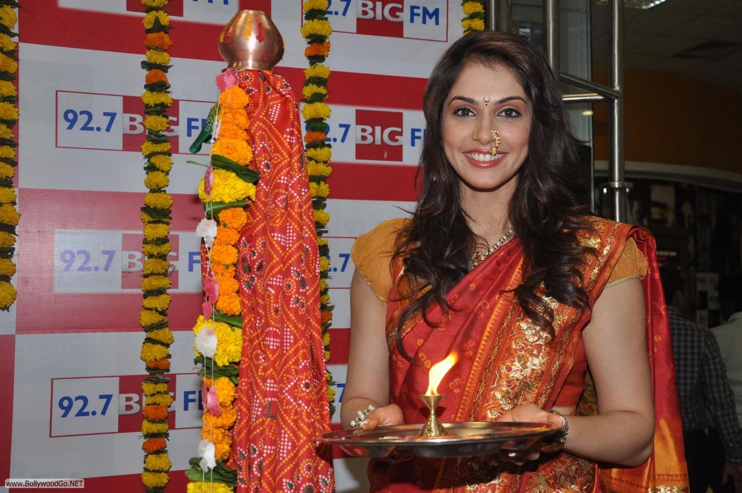 Isha Koppikar at Big FM Studio in Mumbai - BollywoodGo.Net