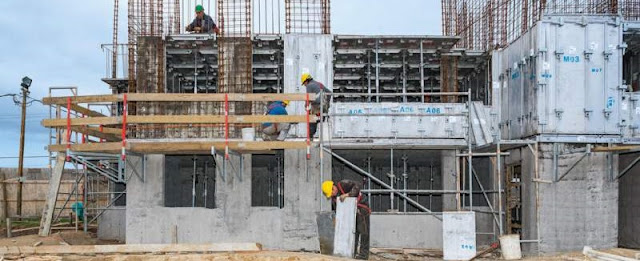 Imagem de utilização espaçador de concreto