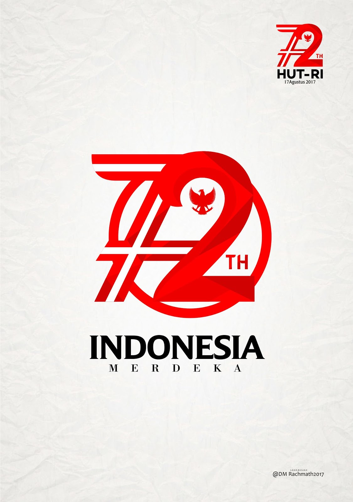 HUT RI 72 LOGO  Imahku Studio  Imahku Desain