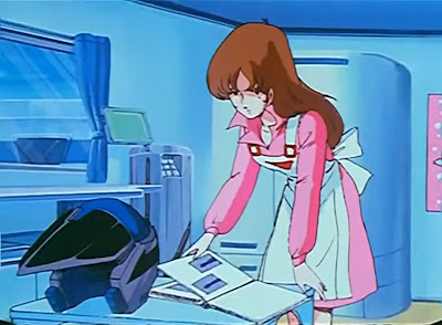 Misa discovers Hikaru's album, filled with photos of Minmay. Robotech makes sure to tell us exactly how she feels about that.