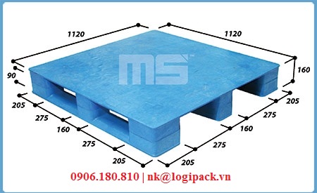 Pallet nhựa sạch WEN4-1111