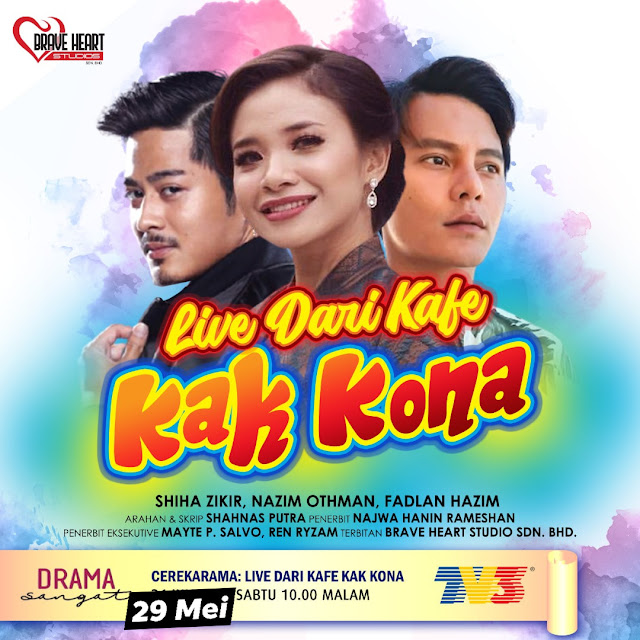 Telefilem Live Dari Kafe Kak Kona Di TV3 (Slot Cerekarama)