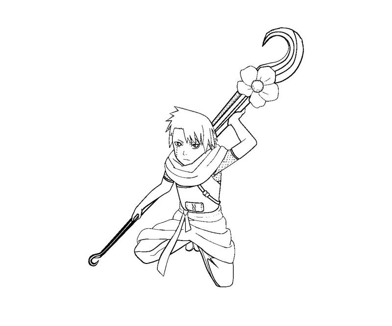 Printable Yagura 4 Coloring Page