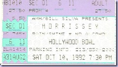 1992 10.10 Morrissey Hollywood Bowl