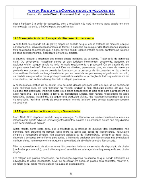 APOSTILA DIREITO PROCESSUAL CIVIL PDF