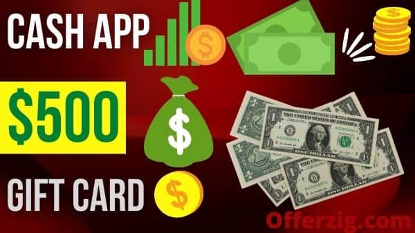 $500 Cash App Gift Card