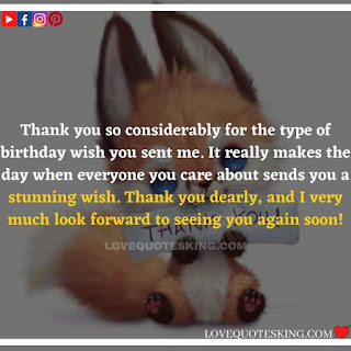 Thank you quotes for birthday wishes | Thank You Messages for Birthdays | Thank you messages for birthdays | Birthday thanks message