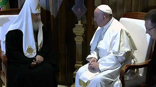 Патриарх Кирилл и Папа Римский Франциск подписали совместную декларацию на Кубе