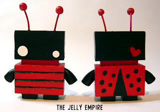 Robo Jelly LoveBug Resin Figures by The Jelly Empire