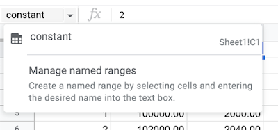 Tips : Google Sheets วิธีสร้าง Constant Cell หรือ Cell ที่มีค่าคงที่