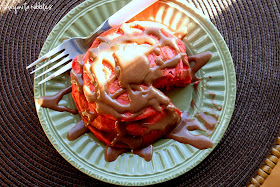 Red Velvet pancakes with Nutella sauce from www.anyonita-nibbles.com