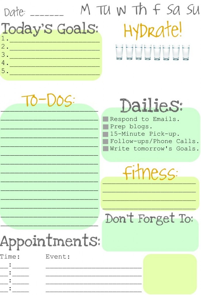 Making To Do Lists Fun - Clean and Scentsible