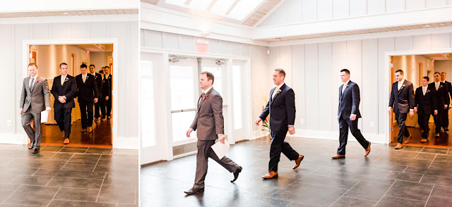 A nautical winter wedding with a spectacular sunset at the Chesapeake Bay Beach Club by Heather Ryan Photography