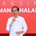  Presiden Jokowi Targetkan Vaksinasi 1 Juta Orang Per Hari
