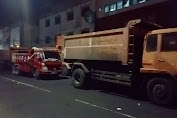 Kecewa Dengan Polisi, Puluhan Sopir Dump Truck Gelar Aksi Protes di Depan Polsek KPS Bitung