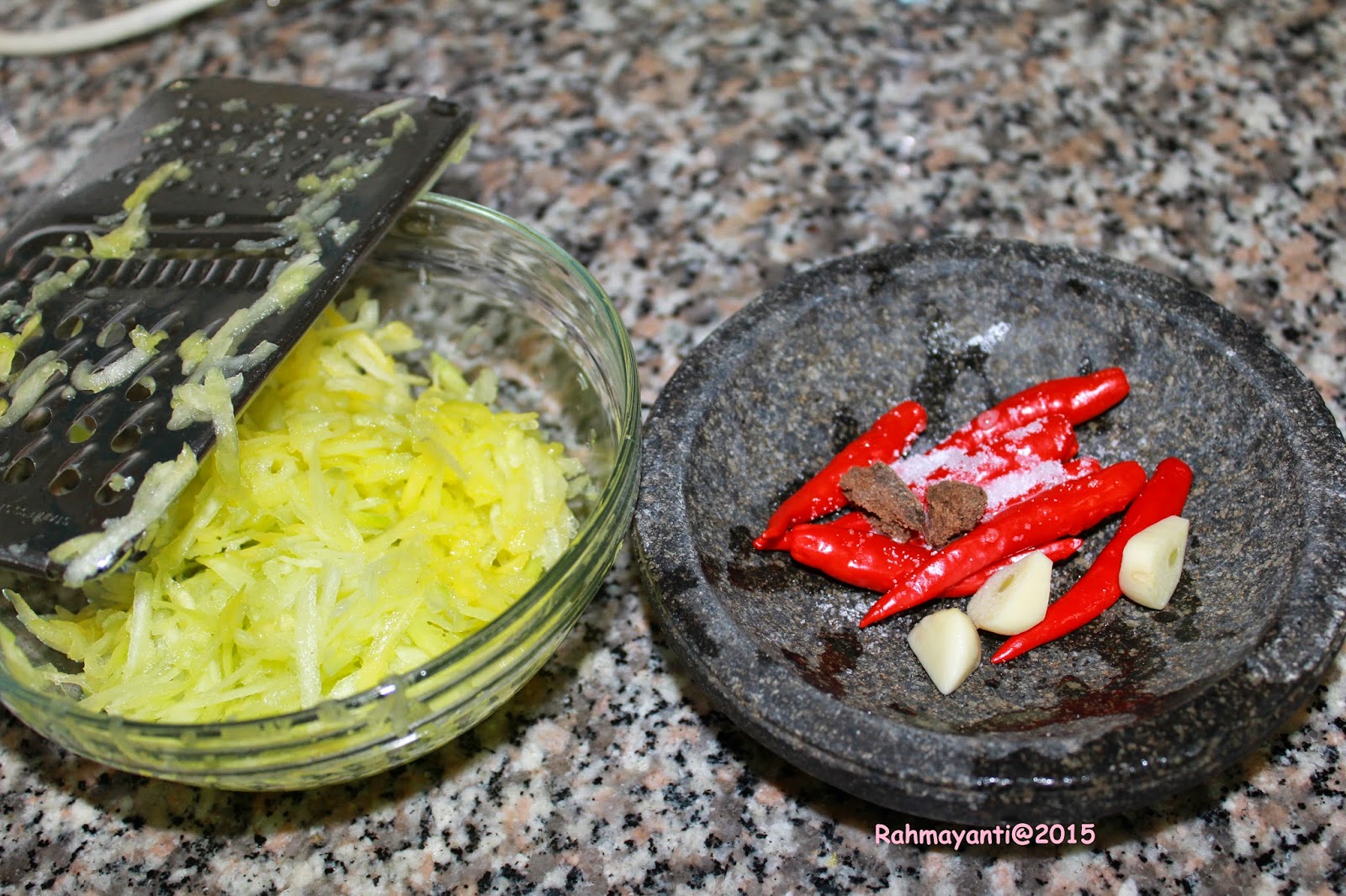 Bunda MAHE's Kitchen: Bebek Goreng Sambal Mangga