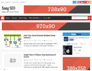 Sang SEO Blogger Template
