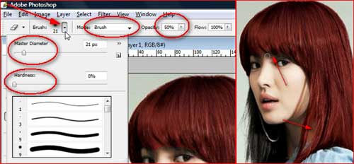 Cara Mudah Mengubah Warna Rambut Dengan Photoshop