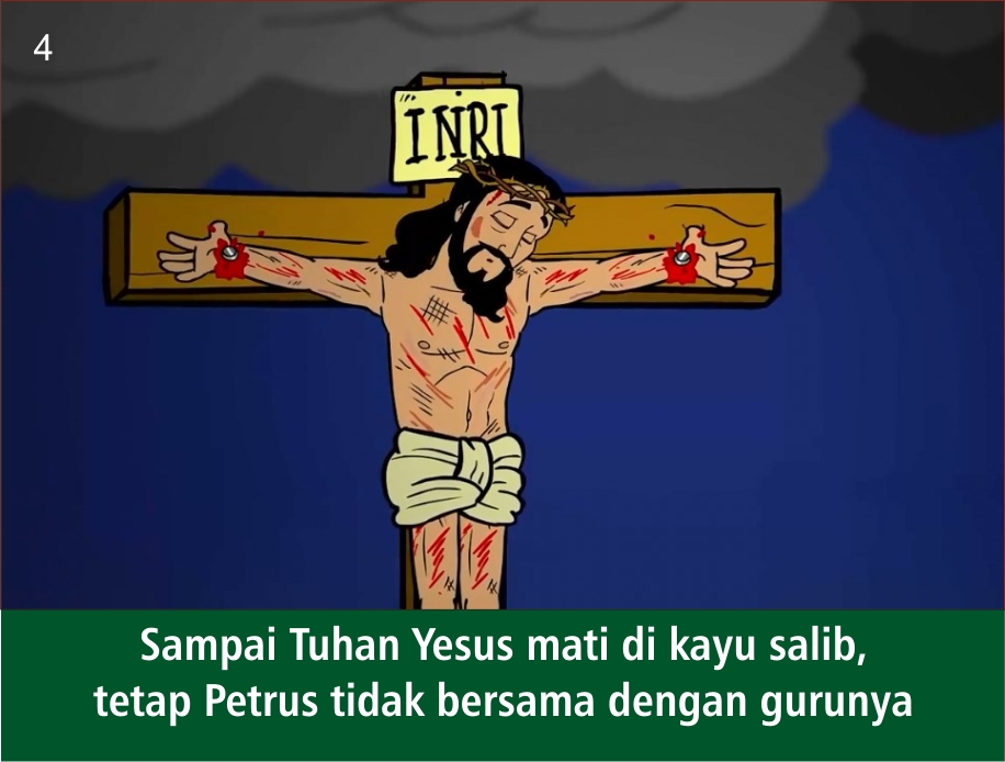 Komik Alkitab Anak Tuhan Yesus Mengasihi Petrus