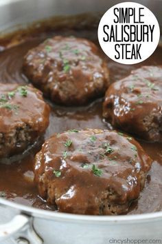 Simple Salisbury Steak - Beef Recipes