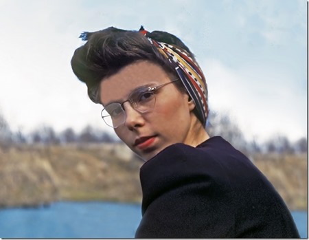 Marjie in scarf
