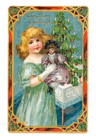 Dolly Vintage Postcard