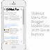 Slideout Menu For Blogger Mobile Site With Social Buttons